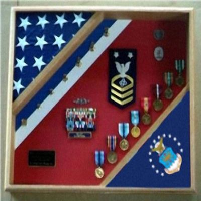 United States Coast Guard Flag Display Case,Coast Guard Gift.