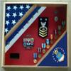 United States Coast Guard Flag Display Case,Coast Guard Gift. view 1