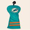 NFL Miami Dolphins Vintage Fairway Golf Club Headcover - Aqua view 1