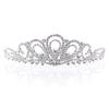 Anderson's Laura Rhinestone Tiara, Sparkling Clear Crystal Crown for Women, Adjustable Silver Band with Comfort Combs, Perfect for Weddings, Proms, Pageants, Quinceaeras, and Special Occasions view 1
