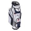 Founders Club Premium Cart Bag with 14 Way Organizer Divider Top (White Navy) view 2
