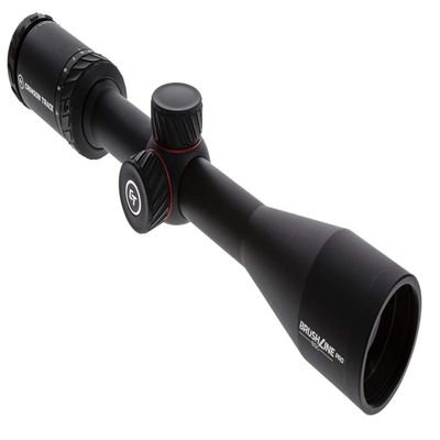 Crimson Trace Brushline Pro 3-12x42mm Riflescope with SFP, BDC Pro Reticle, Lightweight Solid Construction, Scope Caps and Lens Cloth for Hunting, Shooting and Outdoor, Black