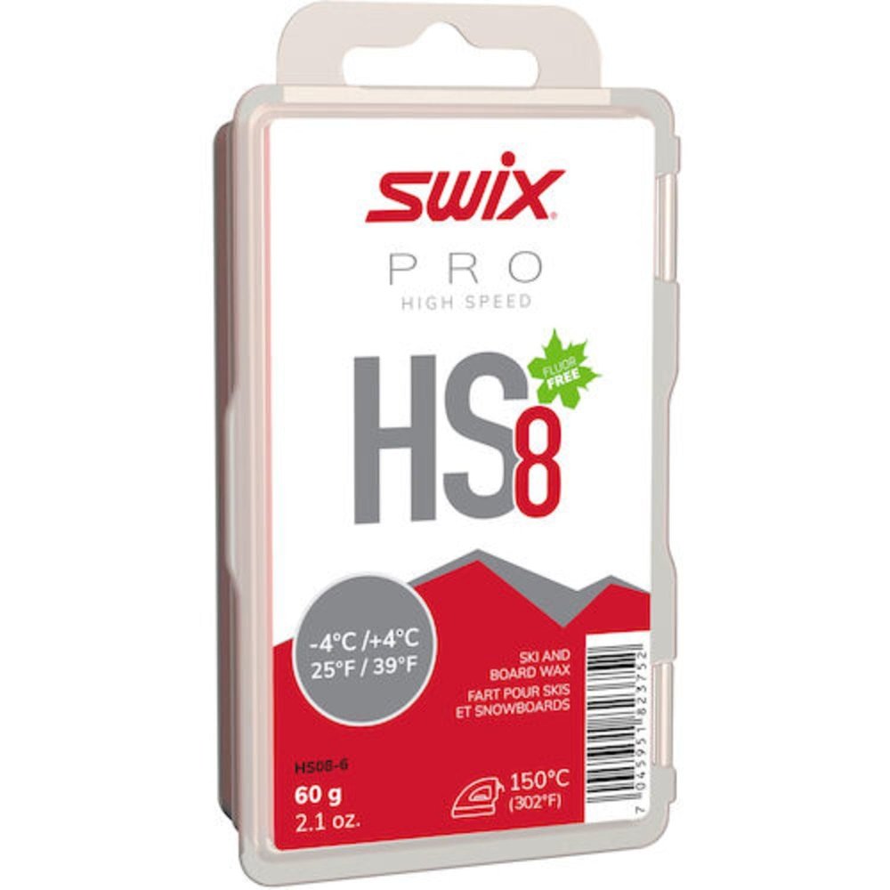Swix HS7 Purple High Speed Ski & Snowboard Wax for Warm Temperatures - 60g