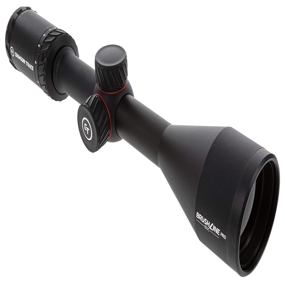 Crimson Trace Brushline Pro 3-9x50mm Riflescope with SFP, BDC Pro Reticle, Lightweight Solid Construction, Scope Caps and Lens Cloth for Hunting, Shooting and Outdoor