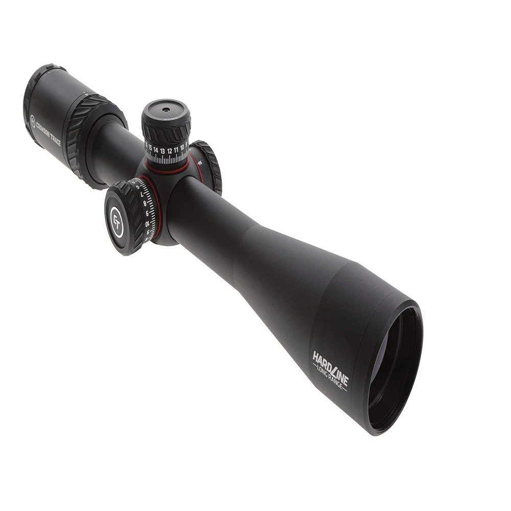 Crimson Trace Hardline 4-16x42mm Riflescope with SFP, BDC Long Range Reticle, Lightweight Solid Construction, Scope Caps and Lens Cloth for Hunting, Shooting and Outdoor