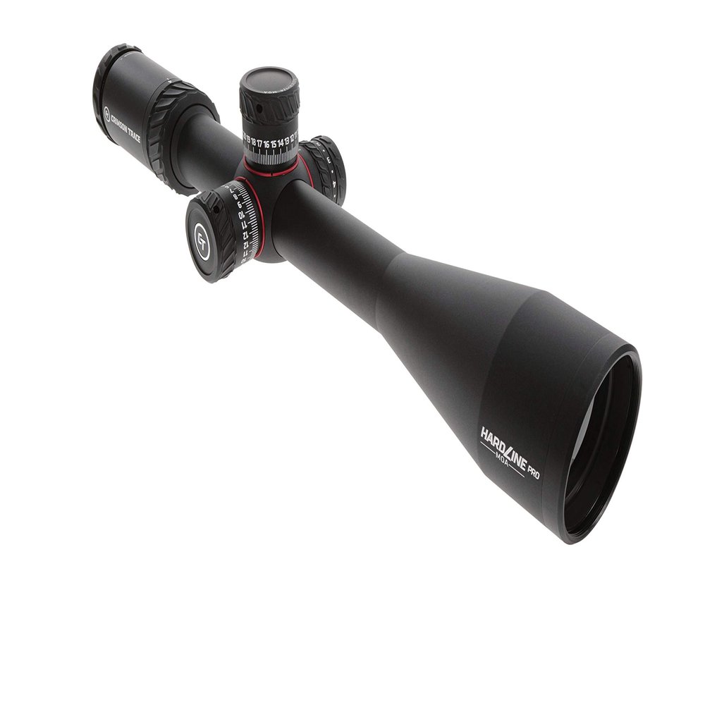 Crimson Trace Hardline Pro 4-16x50mm Riflescope with FFP, Illuminated MR1-MOA Reticle, Zero Stop, Lightweight Solid Construction, Scope Caps and Lens Cloth for Hunting, Shooting and Outdoor