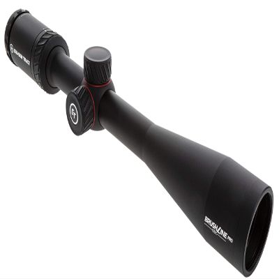 Crimson Trace Brushline Pro 4-12x40mm Riflescope with SFP BDC Pro Reticle Lightweight Solid Construction Scope Caps and Lens Cloth for Hunting Shooting and Outdoor