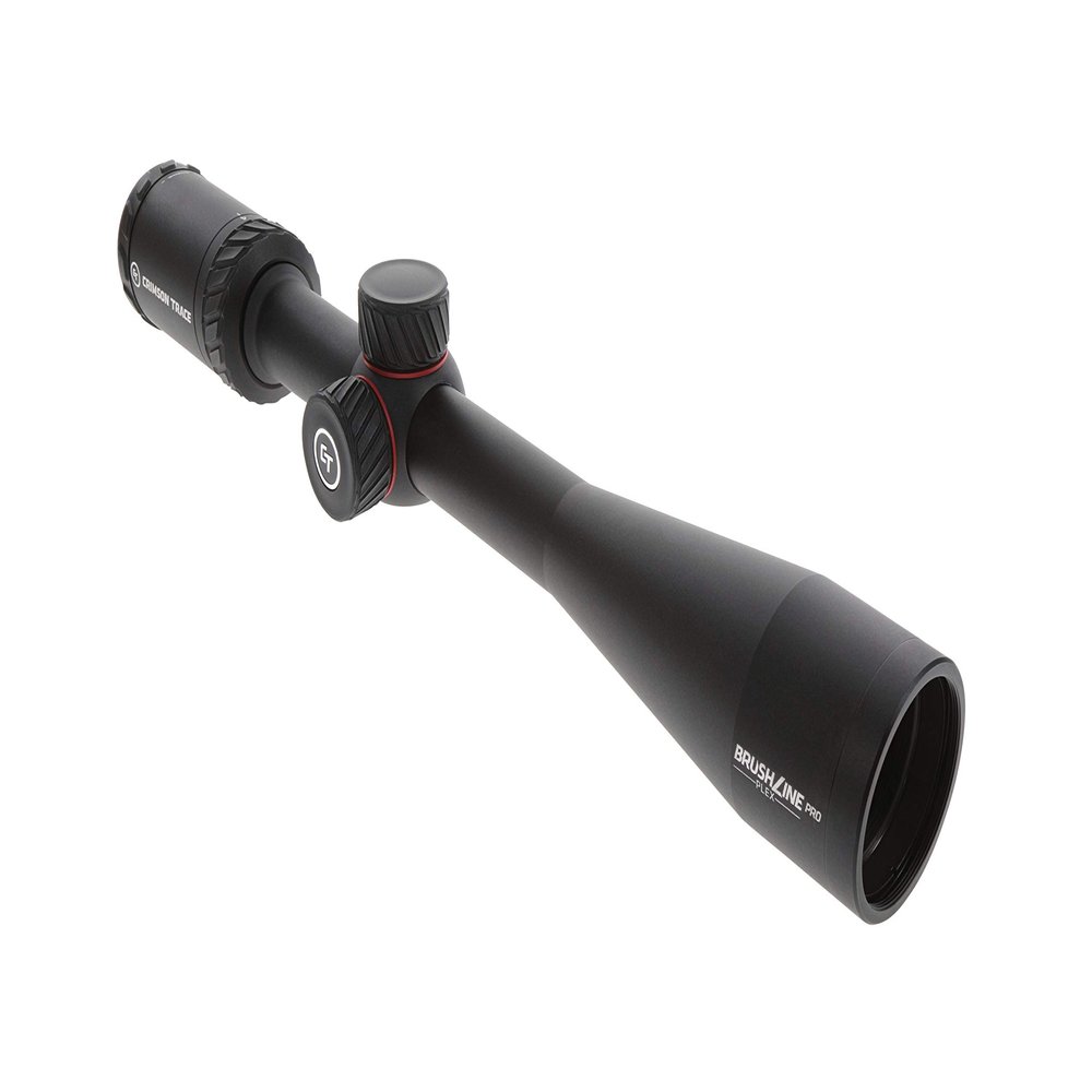 Crimson Trace Brushline Pro 4-12x40mm Riflescope with SFP, Plex Reticle, Lightweight Solid Construction, Scope Caps and Lens Cloth for Hunting, Shooting and Outdoor