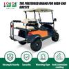 10L0L Universal Safety Golf Cart Rear Grab Bar and Trailer Hook with Receiver Fit for The Back Seat of Club Car EZGO and Other view 2