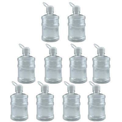 Cabilock 10pcs Transparent Mini Drink Containers for Juice Water Beverages Pet Bottle for Tea Office School Use Odor Storage