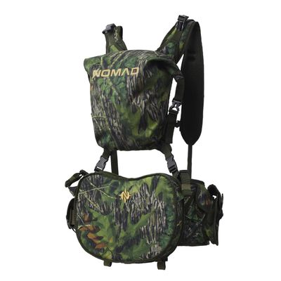 Nomad Mens Pursuit Convertible Turkey Vest | Camo Turkey Hunting Vest, Mossy Oak Shadowleaf, One Size