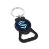 Aminco NHL Seattle Kraken NHL Seattle Kraken (Black) Bottle Opener Keychain, Black, One Size view 1