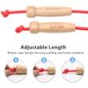 16 FT Long Jump Rope for Kids, Adjustable Double Dutch Skipping Rope with Wooden Handle, Multiplayer Team Jumping Rope for Outdoor Fun, School Sport, Party Game, Birthday Gift view 4