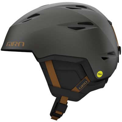 Giro Grid Spherical Snow Helmet - Metallic Coal/Tan - Size S (52-55.5cm)