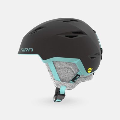 Giro Envi Spherical Womens Snow Helmet - Matte Coal/Cool Breeze - Size S (52-55.5cm)