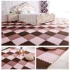 ALGFree Soft Foam Play Mats, Suede Interlocking Tiles Non-Slip Splice Protective Flooring Mats Childrens Room Crawling Mat 30x30x1cmFree Splicing (Color : E, Size : 26pcs) view 2