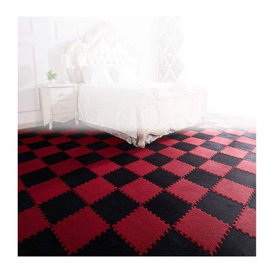 ALGFree Soft Foam Play Mats, Suede Interlocking Tiles Non-Slip Splice Protective Flooring Mats Childrens Room Crawling Mat 30x30x1cmFree Splicing (Color : C, Size : 16pcs)