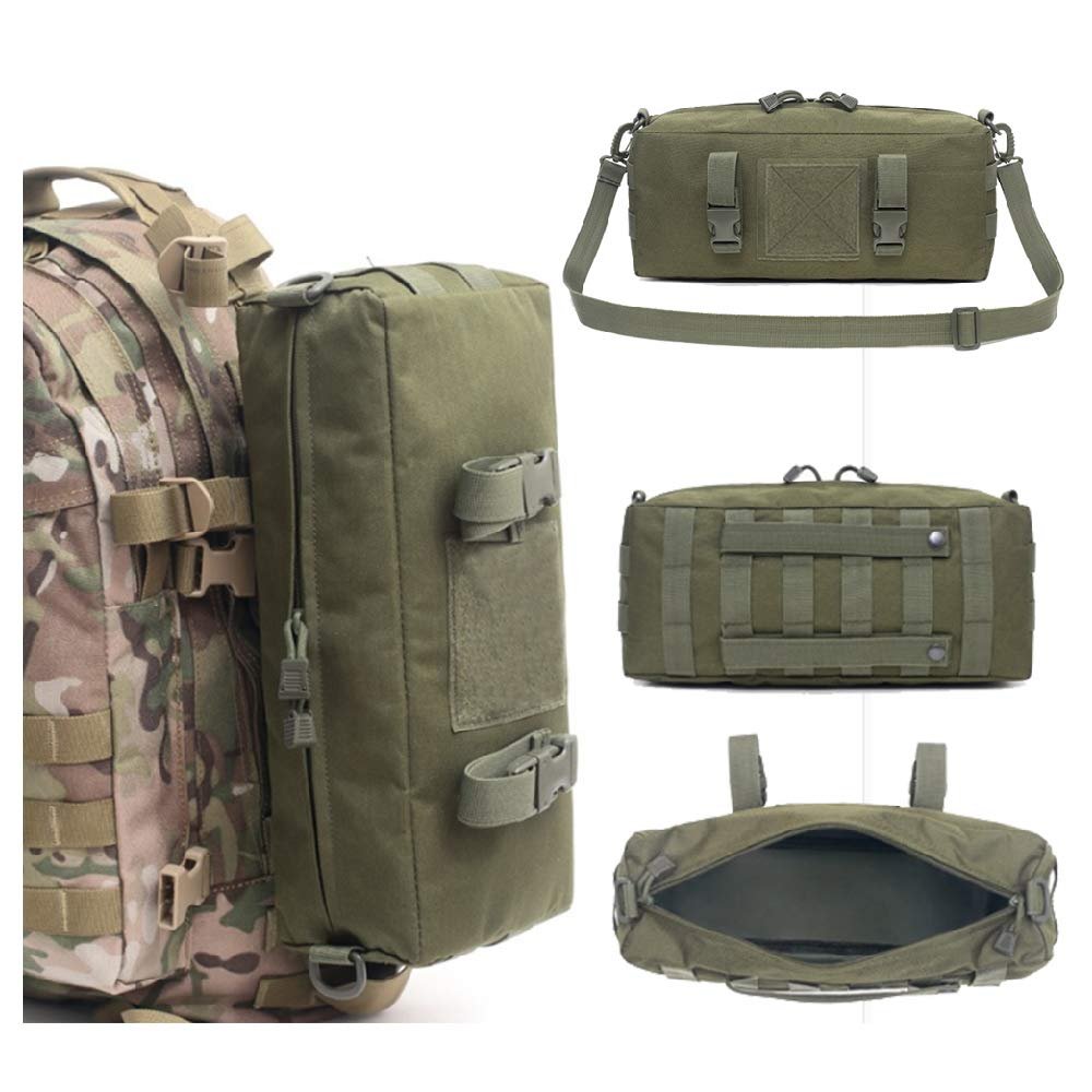 ACEXIER Outdoor Climbing Bags Waterproof Military Tactical Accessories Shoulder Bag 600D Nylon Molle Camping Pack Hiking Waist Bag