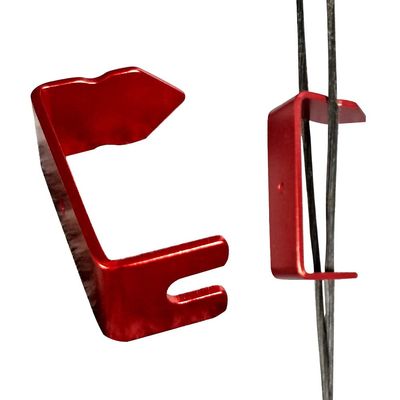 AMEYXGS Archery Bowstring Separator Install Peep Sight Tool Bow String Separator Tool for Compound Bow Archery Accessories (Red)