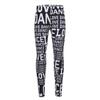 QinCiao Kids Teens Girls Slim Fit Stretchy Athletic Dance Pants Gymnastics Running Sports Leggings Activewear Black&White 12 view 1