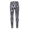 QinCiao Kids Teens Girls Slim Fit Stretchy Athletic Dance Pants Gymnastics Running Sports Leggings Activewear Black&White 12 view 2