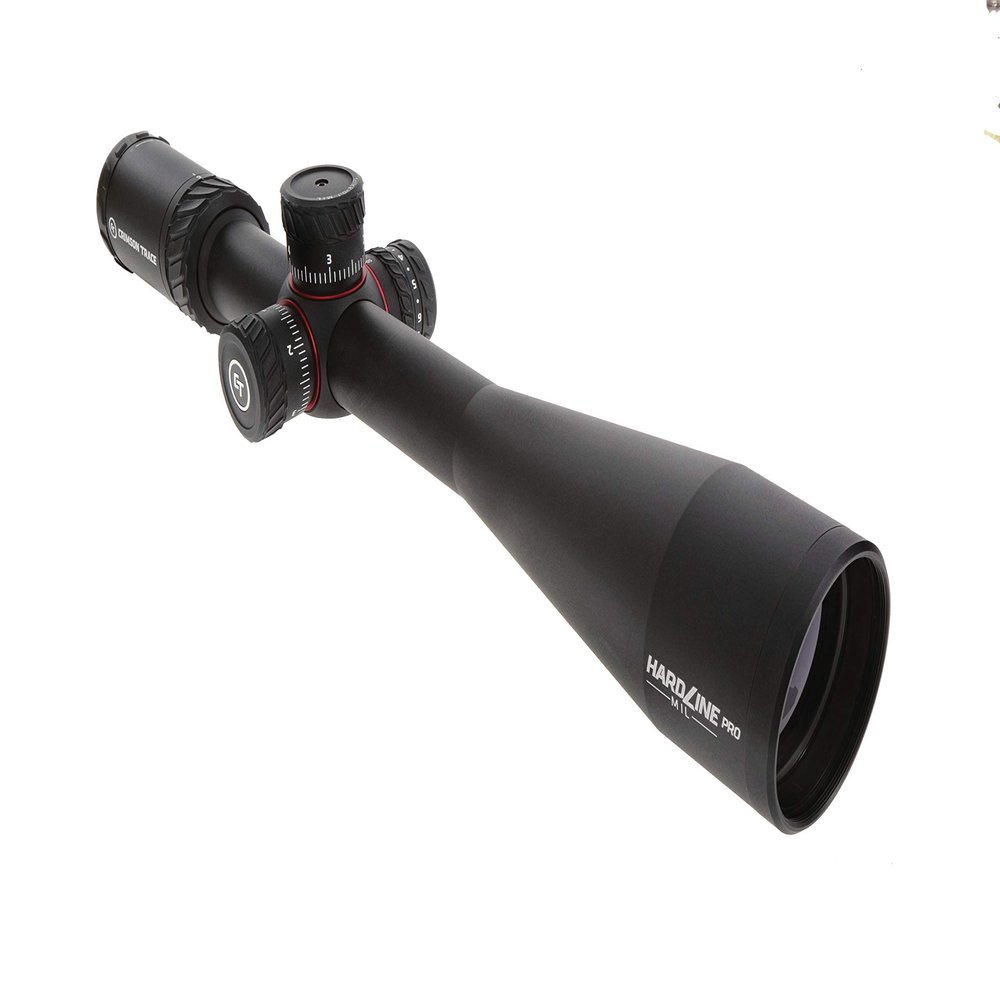 Crimson Trace Hardline Pro 6-24x50mm Riflescope with SFP, Illuminated MR1-MIL Reticle, Zero Stop, Lightweight Solid Construction, Scope Caps and Lens Cloth for Hunting, Shooting and Outdoor, black