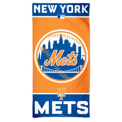 MLB New York Mets MLB New York Mets Fiber Beach Towel 9lb 30" x 60", Multi Color, na