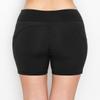 ALWAYS Women's 5" Yoga Shorts - Premium Soft Tummy Control Workout Stretch Solid Leggings Pants with Pockets Black L view 4