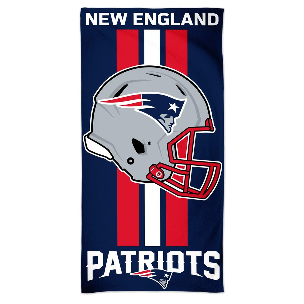 NFL New England Patriots NFL New England Patriots Fiber Beach Towel 9lb 30" x 60", Multi Color, na