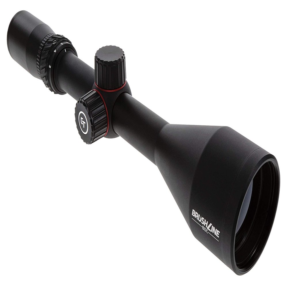 Crimson Trace Brushline 3-9x50mm Riflescope with SFP, BDC Reticle, Lightweight Solid Construction, Scope Caps and Lens Cloth for Hunting, Shooting and Outdoor