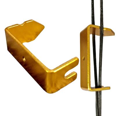 AMEYXGS Archery Bowstring Separator Install Peep Sight Tool Bow String Separator Tool for Compound Bow Archery Accessories (Yellow)