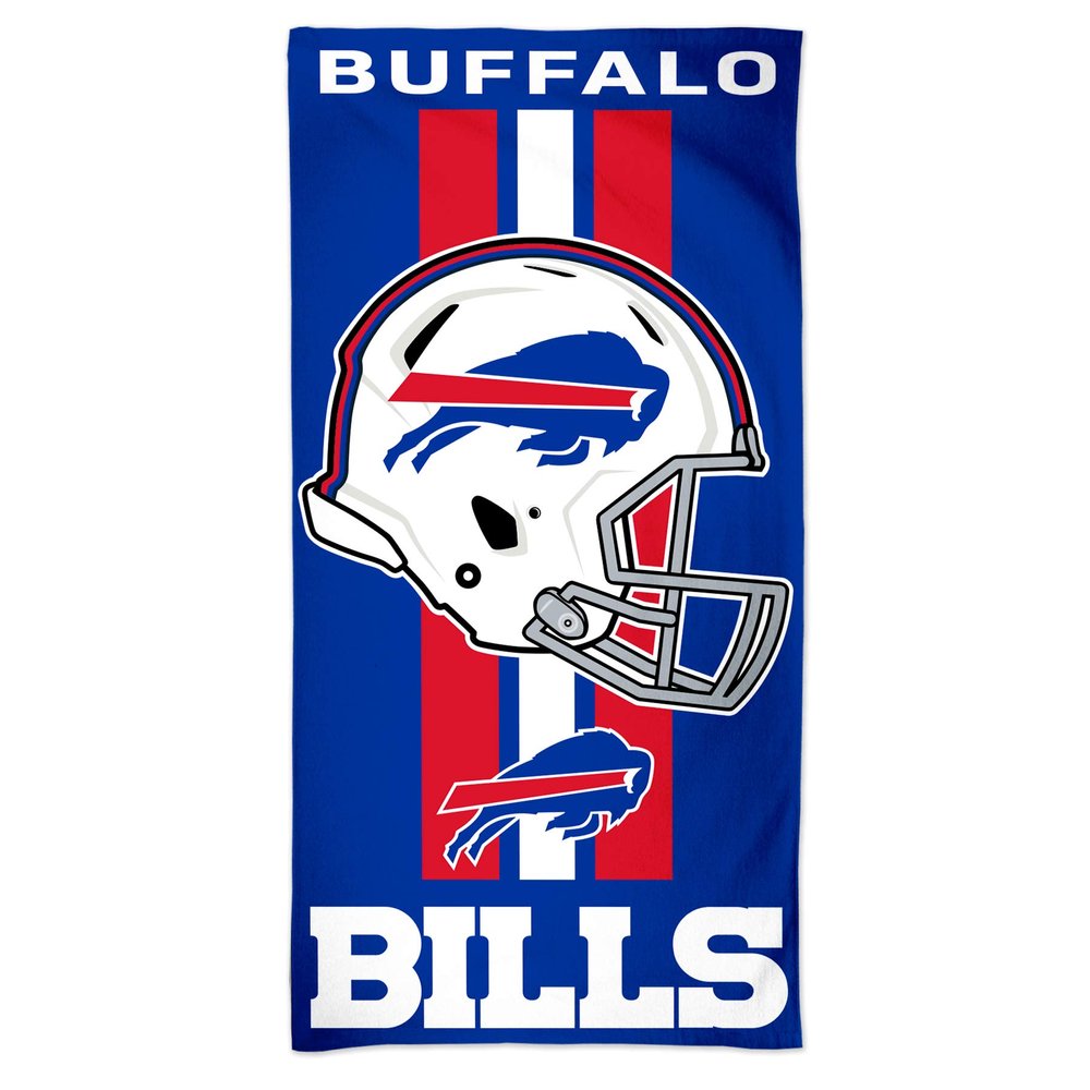 NFL Buffalo Bills NFL Buffalo Bills Fiber Beach Towel 9lb 30" x 60", Multi Color, na