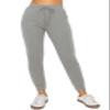 ALWAYS Womens Ribbed Jogger Sweatpants - Premium Soft Winter Warm Stretch Rib Knit Pants with Pockets Grey L view 2