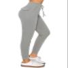 ALWAYS Womens Ribbed Jogger Sweatpants - Premium Soft Winter Warm Stretch Rib Knit Pants with Pockets Grey L view 3