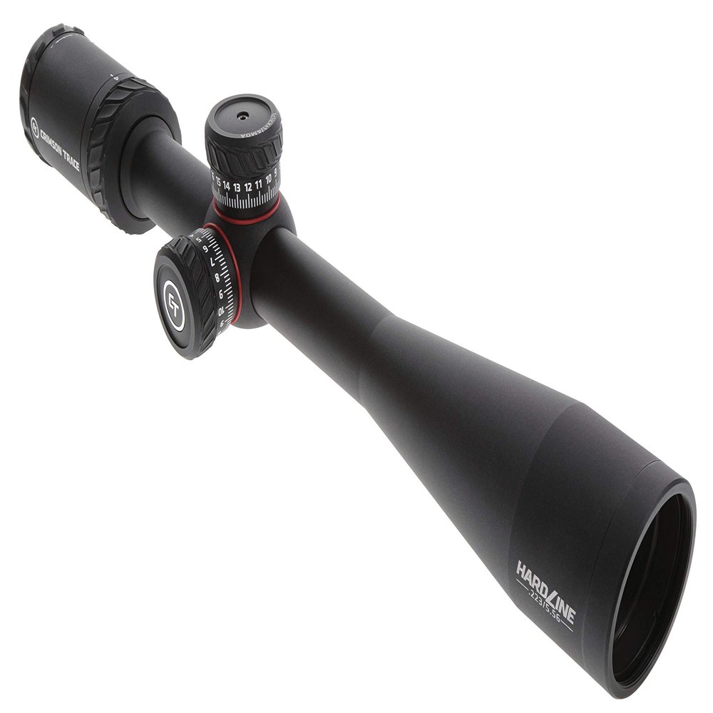 Crimson Trace Hardline 4-12x40mm Riflescope with SFP, BDC Reticle, Lightweight Solid Construction, Scope Caps and Lens Cloth for Hunting, Shooting and Outdoor