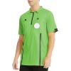 TopTie Men's Pro Soccer Referee 3 Piece Package, USSF Short Sleeve Referee Shirt, Hat and Metal Coach Whistle-Green-3XL view 4