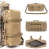 ACEXIER Outdoor Climbing Bags Waterproof Military Tactical Accessories Shoulder Bag 600D Nylon Molle Camping Pack Hiking Waist Bag  Khaki view 1