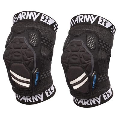 N?A HK Army CTX Knee Pads - Black/Blue (X-Small)
