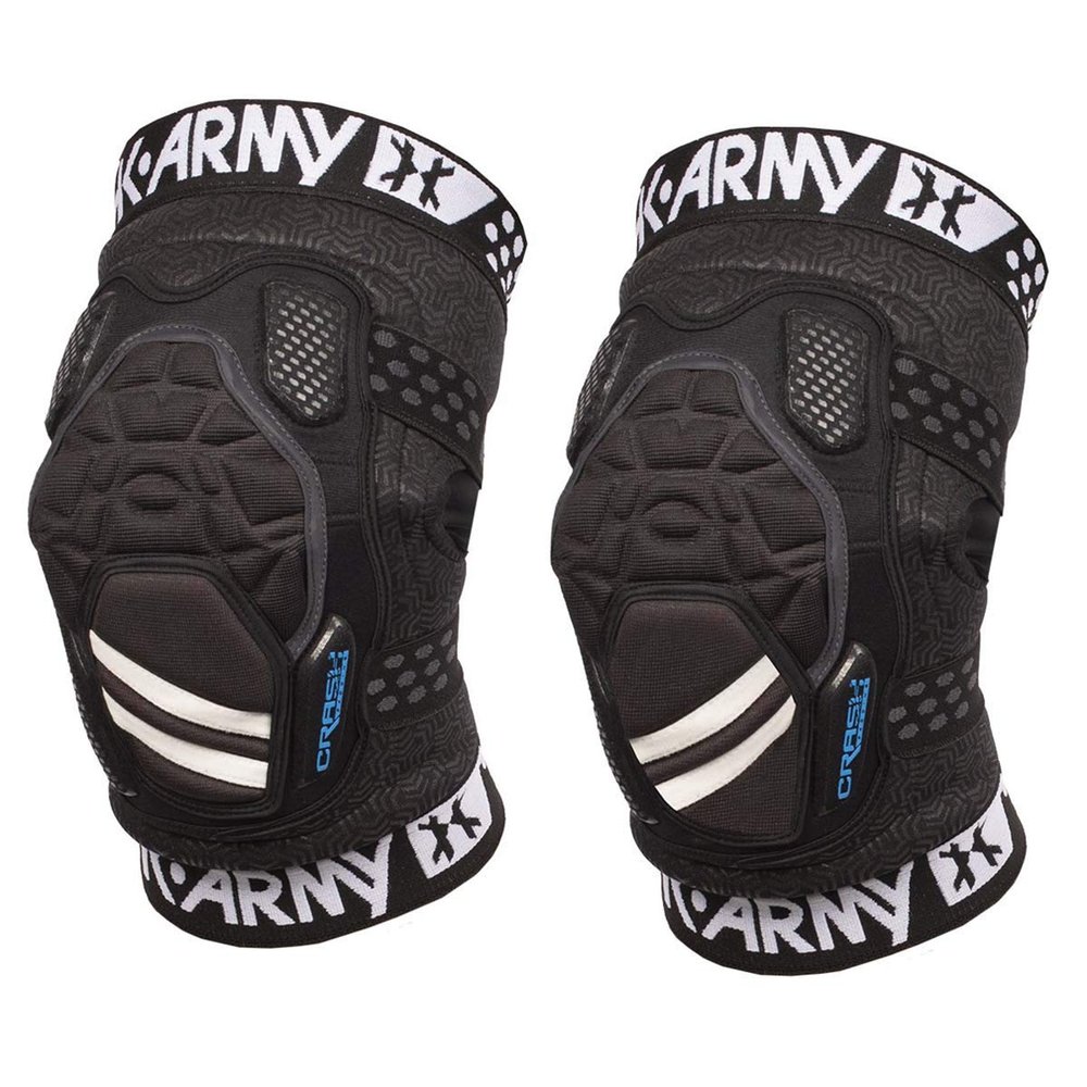 N?A HK Army CTX Knee Pads - Black/Blue (X-Small)
