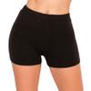 ALWAYS Women's 3" Yoga Shorts - Premium Soft Solid Stretch Running Dance Volleyball Boy Short Lounge Pants Black L view 3