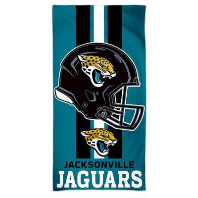 NFL Jacksonville Jaguars NFL Jacksonville Jaguars Fiber Beach Towel 9lb 30" x 60", Multi Color, na