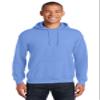 Gildan Men's Heavy Blend Fleece Hooded Sweatshirt G18500 (Large, Carolina Blue) view 1