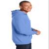 Gildan Men's Heavy Blend Fleece Hooded Sweatshirt G18500 (Large, Carolina Blue) view 4