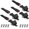 CLUBRALLY Golf Cart Seat Belts, 40" Retractable Universal Seat Belts Kit,Fits Club Car EZGO Yamaha 4 Set view 1