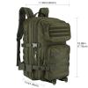 ProCase Tactical Backpack Bag 40L Large 3 Day Military Army Outdoor Assault Pack Rucksacks Carry Bag Backpacks -Green view 3