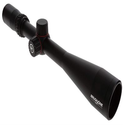 Crimson Trace Brushline 4-12x40mm Riflescope with SFP, BDC Reticle, Lightweight Solid Construction, Scope Caps and Lens Cloth for Hunting, Shooting and Outdoor
