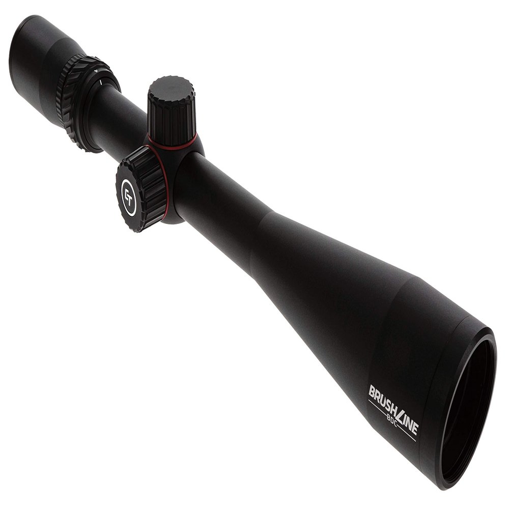 Crimson Trace Brushline 4-12x40mm Riflescope with SFP, BDC Reticle, Lightweight Solid Construction, Scope Caps and Lens Cloth for Hunting, Shooting and Outdoor