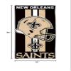 NFL New Orleans Saints NFL New Orleans Saints Fiber Beach Towel 9lb 30" x 60", Multi Color, na view 2