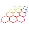 Yes4All Hex Agility Rings/Speed Rings with Carrying Bag  Hexagon Rings, Agility Hurdles for Agility Footwork Training (Set of 12 Colorful Rings) view 1