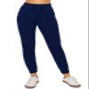 ALWAYS Womens Ribbed Jogger Sweatpants - Premium Soft Winter Warm Stretch Rib Knit Pants with Pockets Navy S view 2